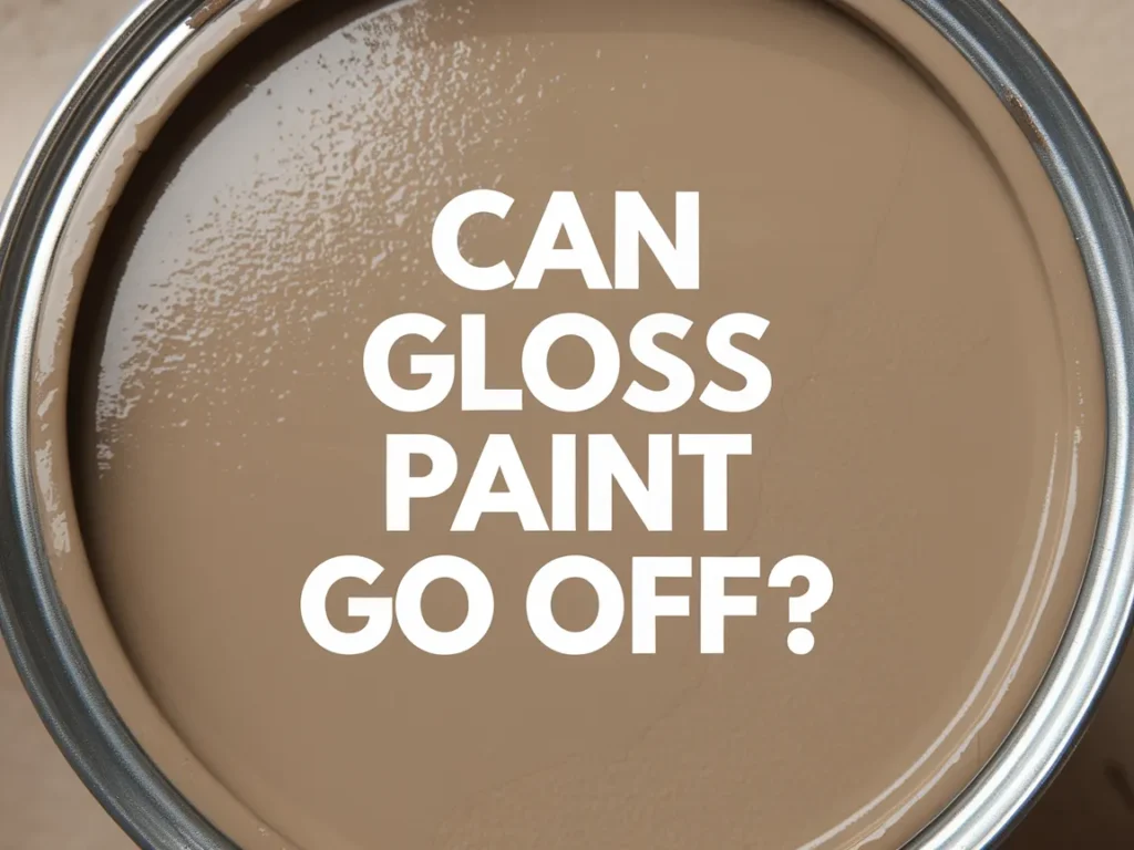 Close-up of a can of gloss paint questioning its longevity and usability.