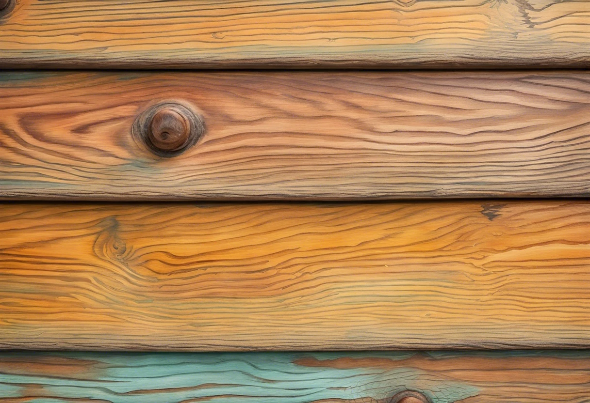 Wood texture surface showing polyurethane finish, relevant for chalk painting.