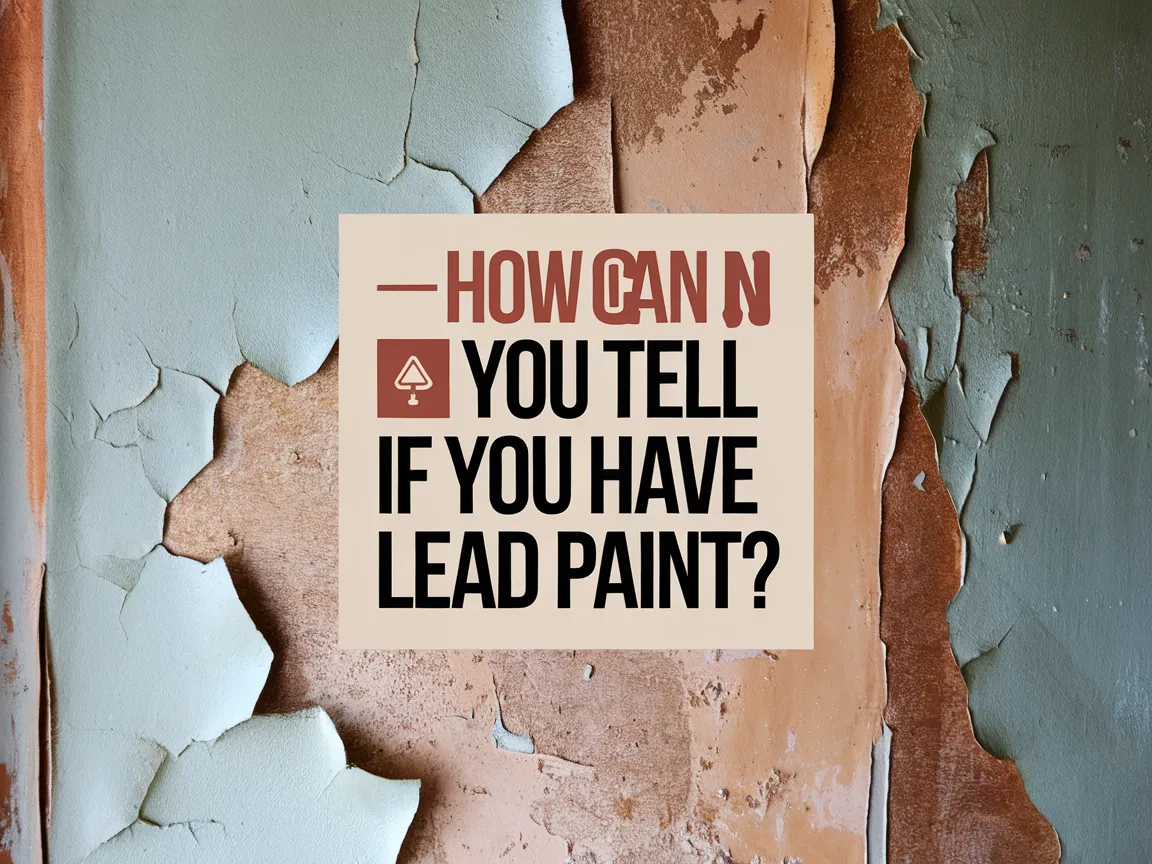 Peeling paint indicating potential lead paint hazards in a home.