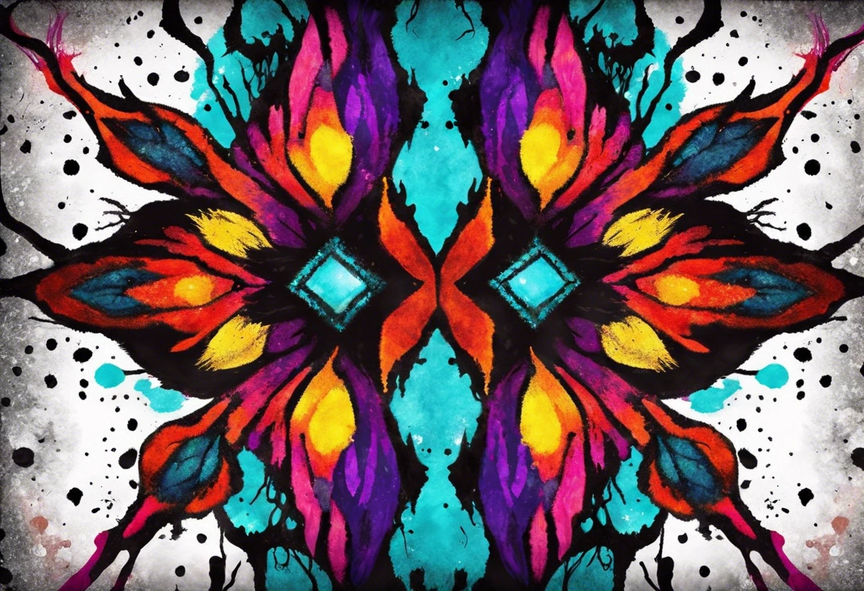 Vibrant diamond painting artwork featuring colorful floral patterns, ideal for selling.