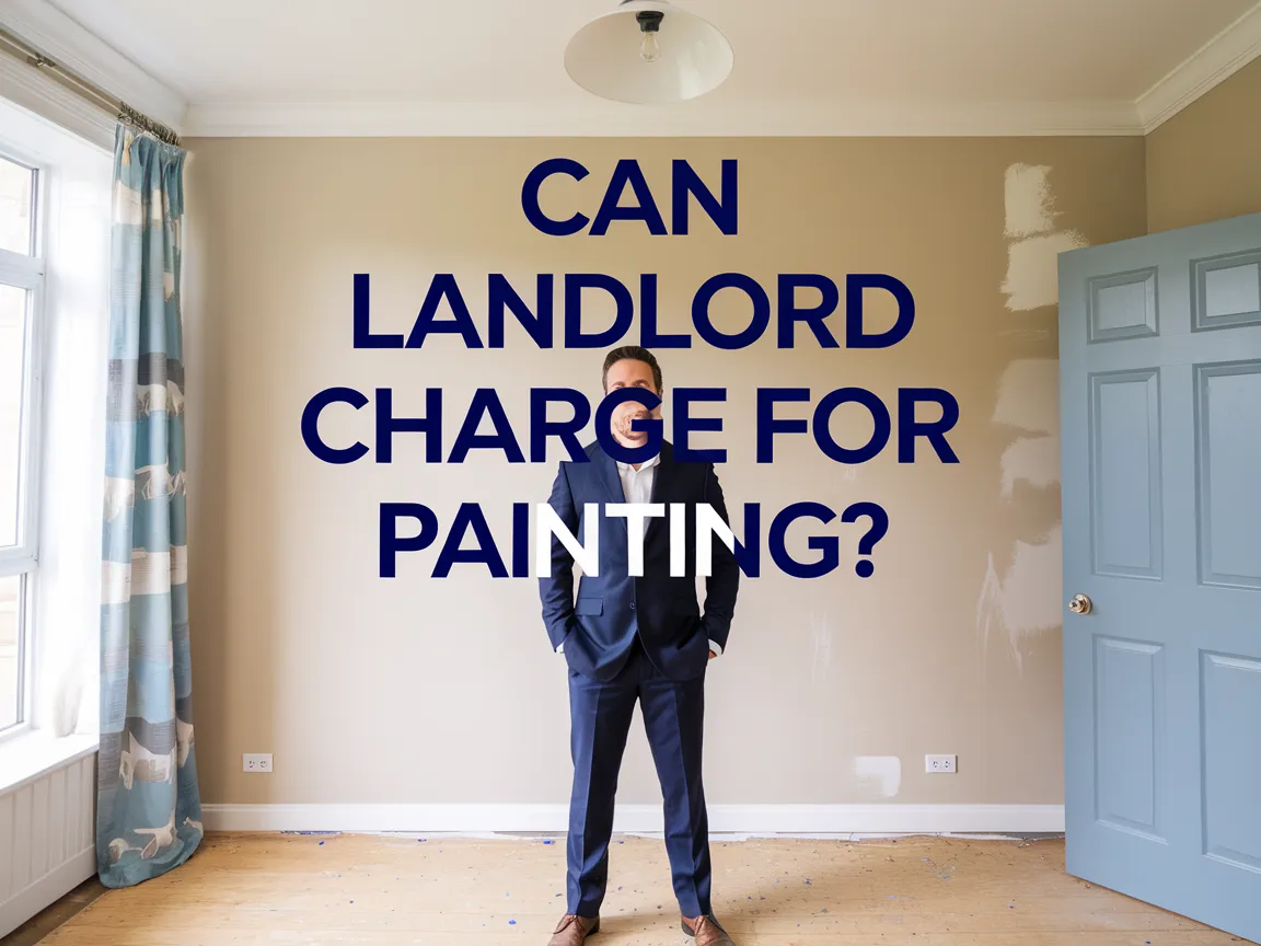A landlord questioning if they can charge for painting in a rental property.