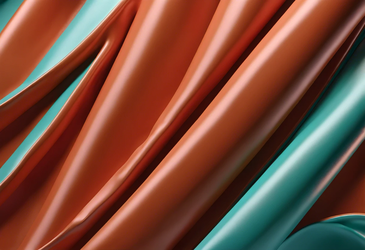 Texture of mixed flat and satin paint in vibrant colors for painting projects.