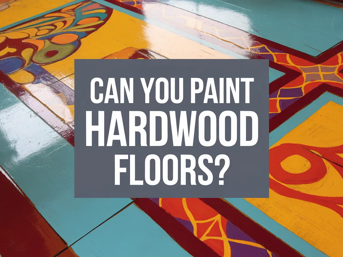 Colorful painted hardwood floors showcasing artistic designs and patterns.