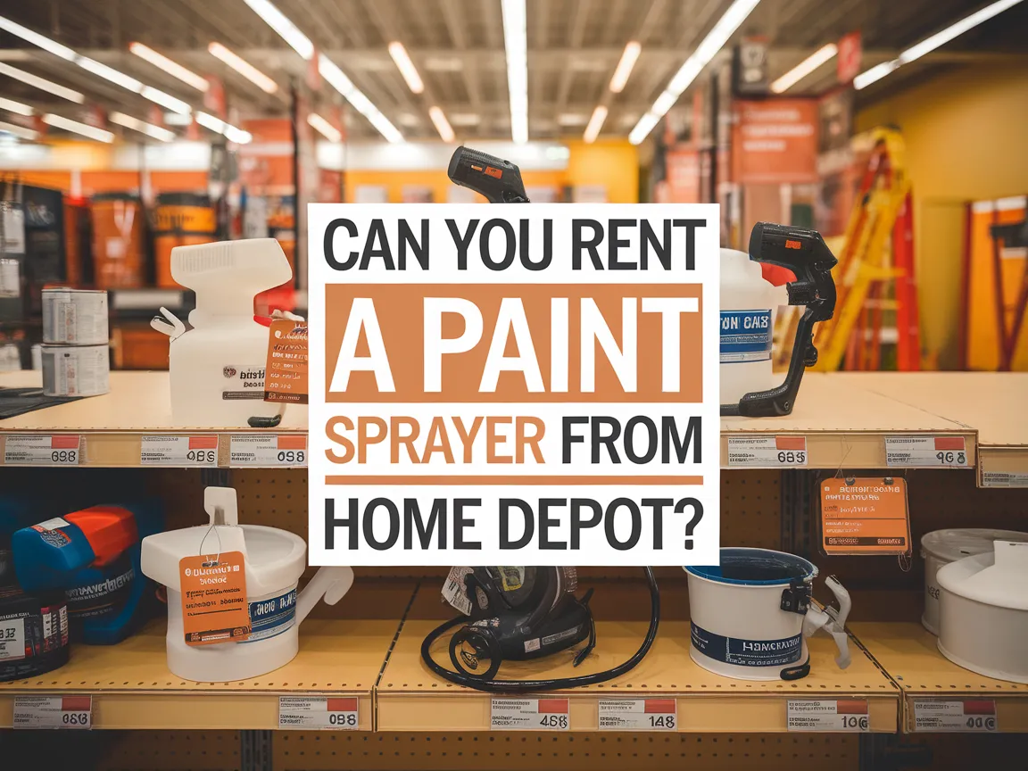 Image showing a paint sprayer available for rent at Home Depot