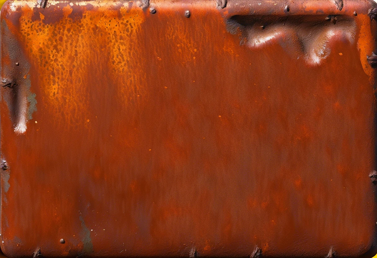 Close-up image of a rusted surface showing the need for Rust-Oleum paint application over rust.