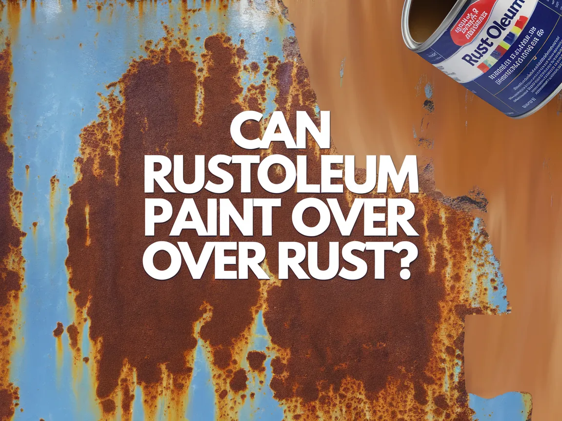 Rustoleum paint can be applied over rust to prevent further corrosion and protect surfaces.