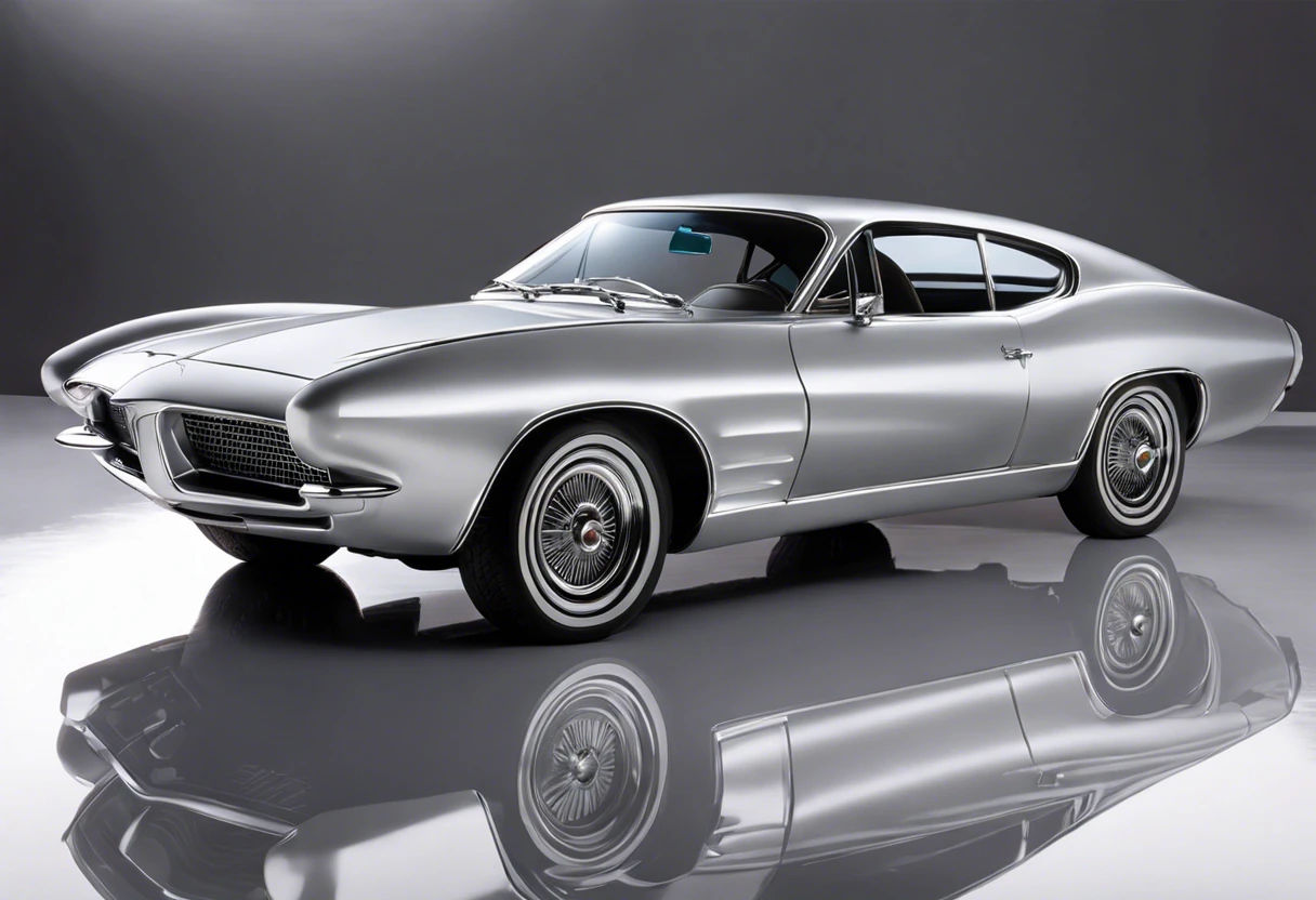 Light silver car with a shiny finish showcasing the importance of primer color selection