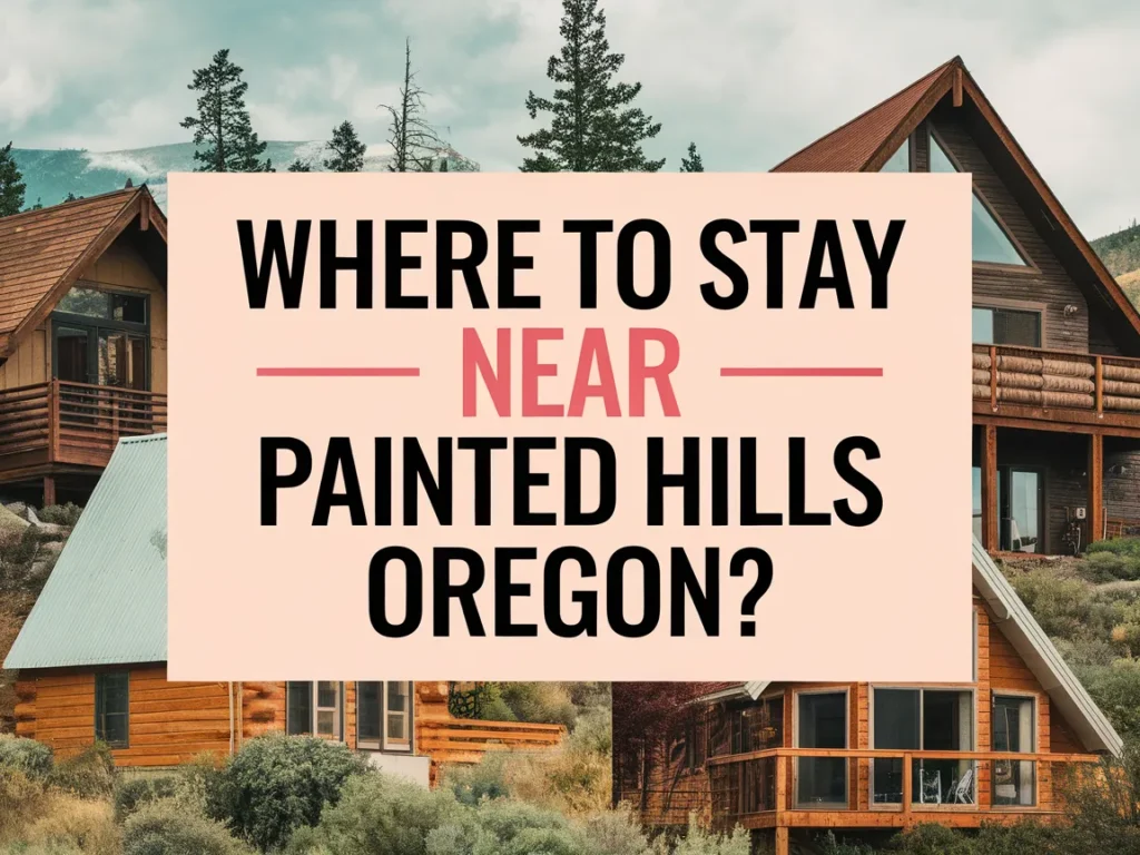 Cozy accommodations near Painted Hills, Oregon, showcasing beautiful cabins.