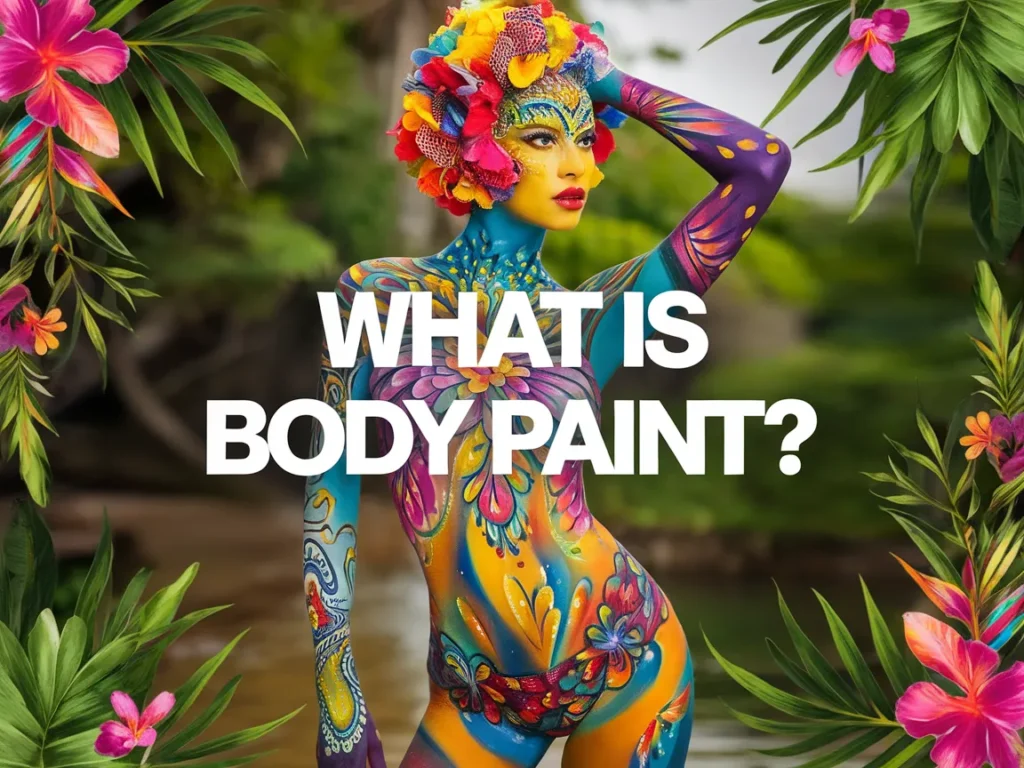 Vibrantly painted body art showcasing the techniques and creativity of body paint.