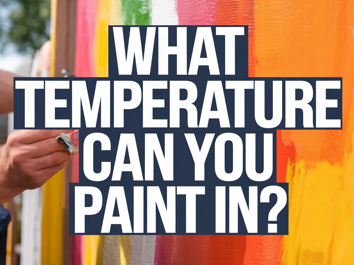 A person painting a colorful mural, illustrating the topic of optimal painting temperatures.