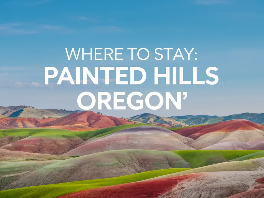 Vibrant landscape of the Painted Hills in Oregon, showcasing unique geological formations.