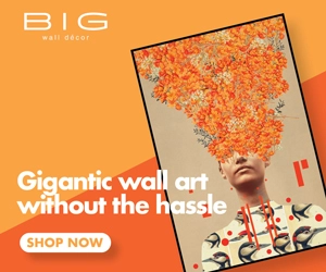 Calming coastal landscape art